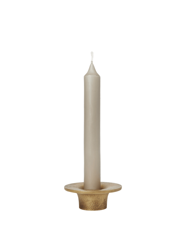 Soothe Candle Holder - Ferm Living Candle Holders - Brass Finish - HORNE