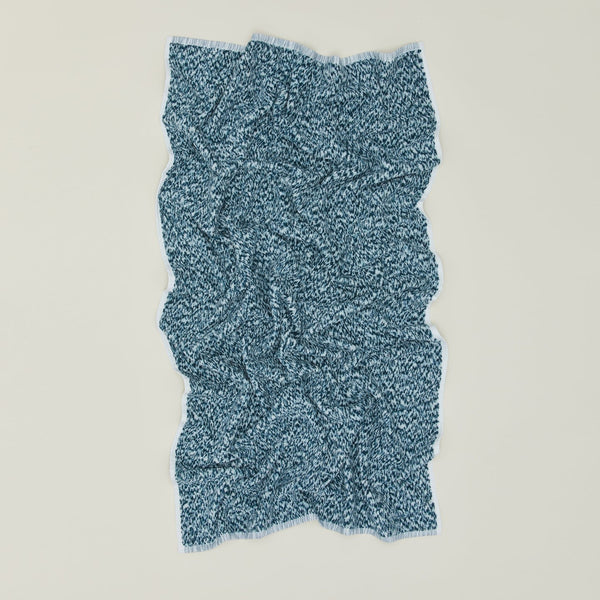 Space Dye Terry Towels - Washcloth - Peacock by Hawkins New York