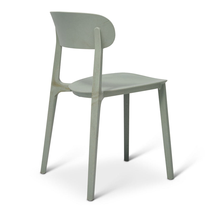 Spencer Eco - Friendly Outdoor Stacking Chair - Set of 4 - Urbia Chairs - Beige - HORNE