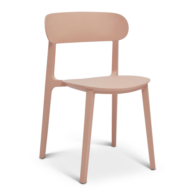 Spencer Eco - Friendly Outdoor Stacking Chair - Set of 4 - Urbia Chairs - Beige - HORNE