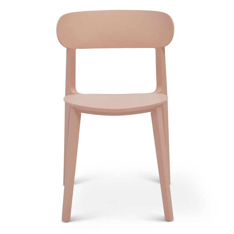 Spencer Eco - Friendly Outdoor Stacking Chair - Set of 4 - Urbia Chairs - Beige - HORNE