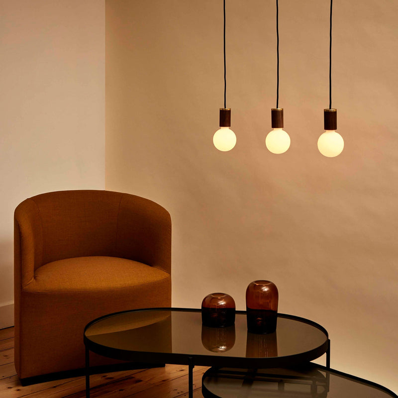 Sphere III Pendant Light - Tala Single Pendants - Walnut - HORNE