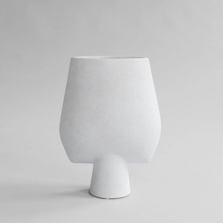 Sphere Vase Square - 101 Copenhagen Vases - Big - Bone White - HORNE