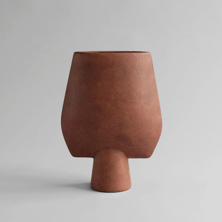 Sphere Vase Square - 101 Copenhagen Vases - Big - Terracotta - HORNE