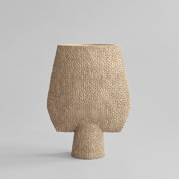 Sphere Vase Square - 101 Copenhagen Vases - Big - Shisen - Sand - HORNE
