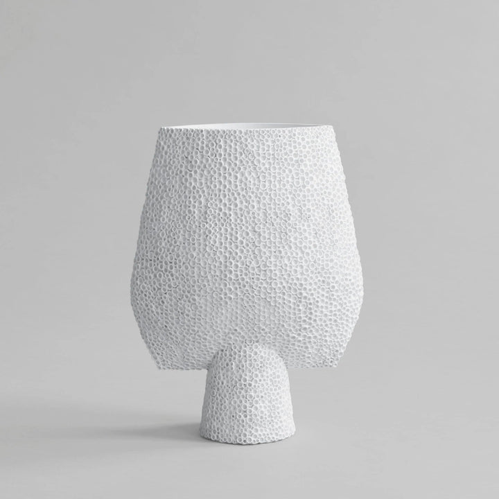 Sphere Vase Square - 101 Copenhagen Vases - Big - Shisen - Bone White - HORNE
