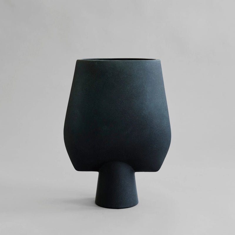 Sphere Vase Square - 101 Copenhagen Vases - Big - Dark Grey - HORNE