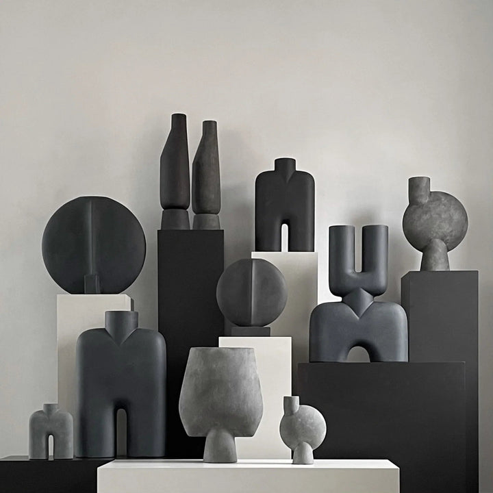 Sphere Vase Square - 101 Copenhagen Vases - Mini - Shisen - Bone White - HORNE