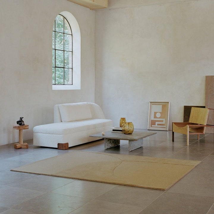 Split Plains rug in Mustard 200x300 (6.6' x 9.8')