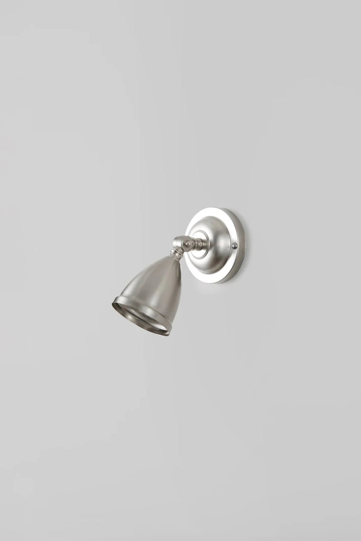 Spotlight GU10 with Shade - Original BTC Wall Sconces - Satin Nickel - HORNE