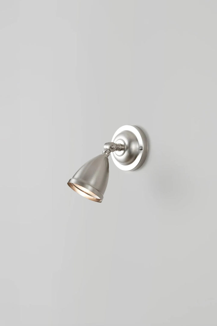 Spotlight GU10 with Shade - Original BTC Wall Sconces - Satin Nickel - HORNE
