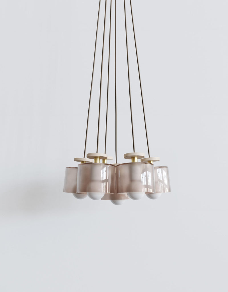 Spun Cluster − 7 pc - Ladies & Gentlemen Lighting - Brushed Brass - HORNE