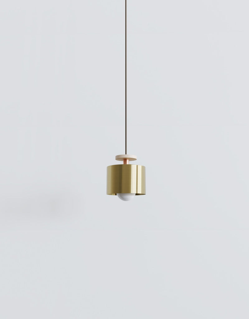 Spun Pendant - Ladies & Gentlemen Lighting - Brushed Brass - HORNE