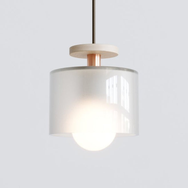 Spun Pendant - Ladies & Gentlemen Lighting - Rust Glass - HORNE