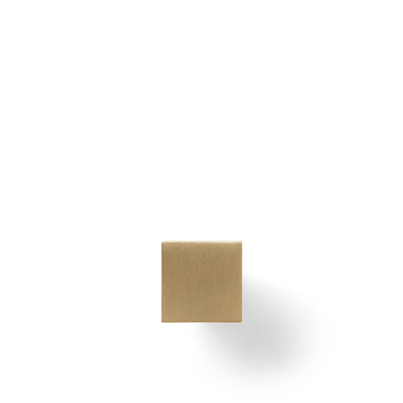 Square Hook - Ferm Living - Hangers & Hooks - Small - Brass - HORNE