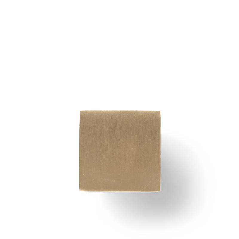 Square Hook - Ferm Living - Hangers & Hooks - Small - Brass - HORNE