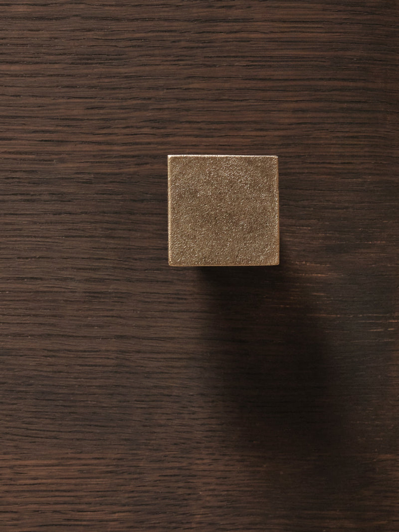 Square Hook - Ferm Living - Hangers & Hooks - Small - Brass - HORNE