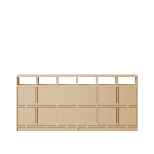 Stacked Storage System - Sideboard - Con 1 - Muuto Sideboards + Cabinets - Oak - HORNE