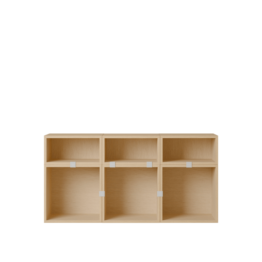 Stacked Storage System - Sideboard - Con 5 - Muuto Sideboards + Cabinets - Oak - HORNE