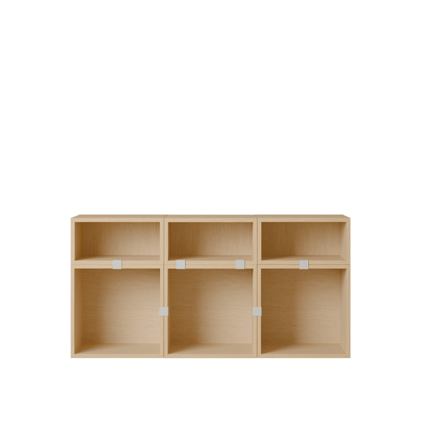 Stacked Storage System - Sideboard - Con 5 - Muuto Sideboards + Cabinets - Oak - HORNE