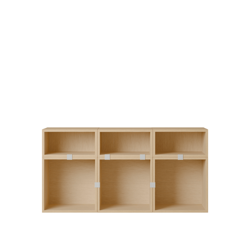 Stacked Storage System - Sideboard - Con 5 - Muuto Sideboards + Cabinets - Brown Green - HORNE