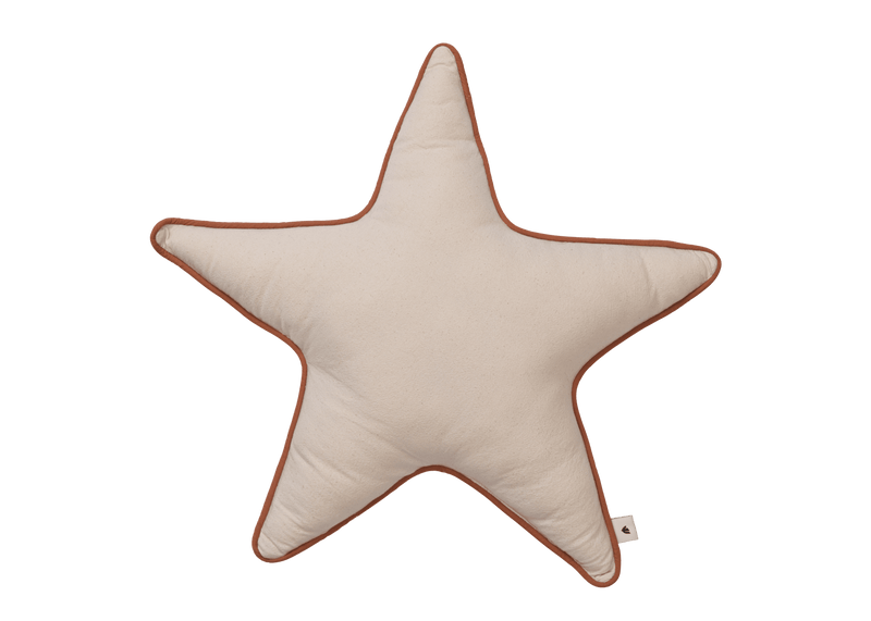 Star Cushion - Ferm Living Bedding + Pillows - Brown Clay - HORNE