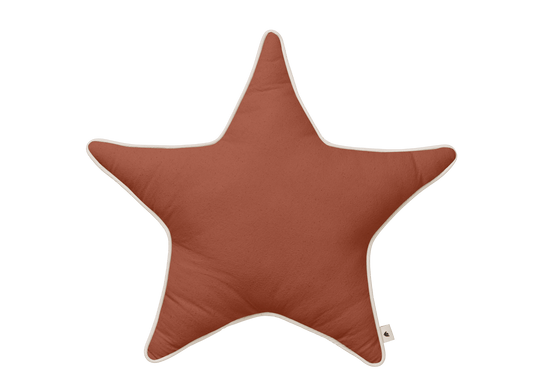Star Cushion - Ferm Living Bedding + Pillows - Brown Clay - HORNE