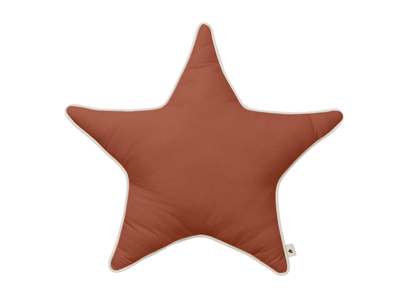 Star Cushion - Ferm Living Bedding + Pillows - Brown Clay - HORNE