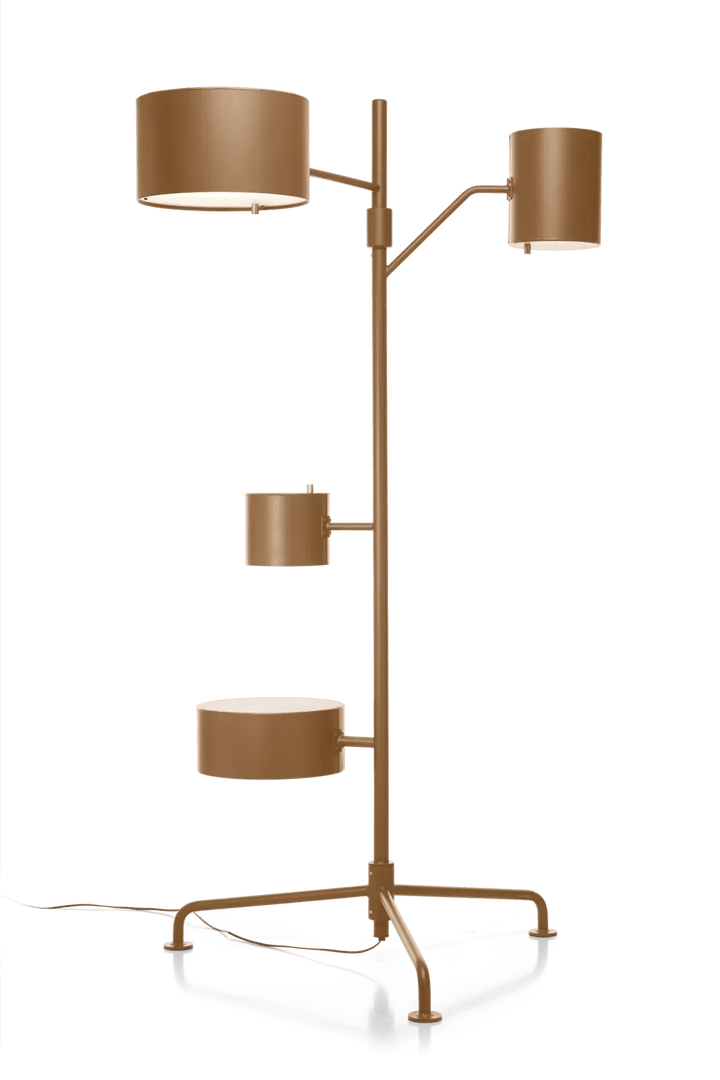 Statistocrat Floor Lamp - Moooi Lighting - Ochre brown - HORNE