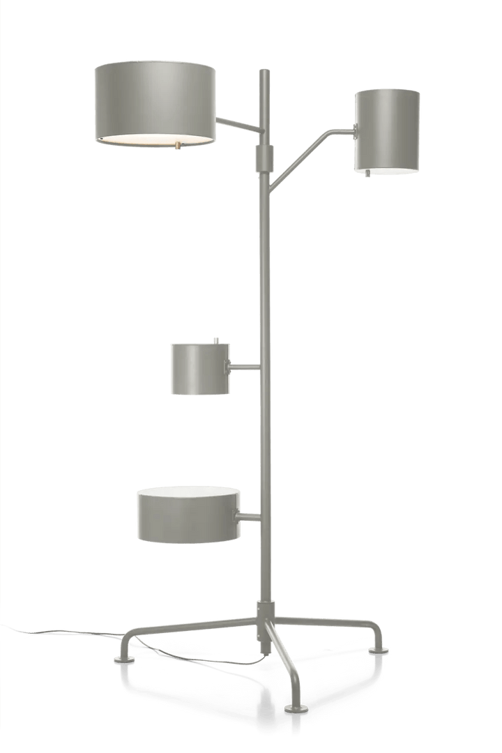 Statistocrat Floor Lamp - Moooi Lighting - Silk Grey - HORNE