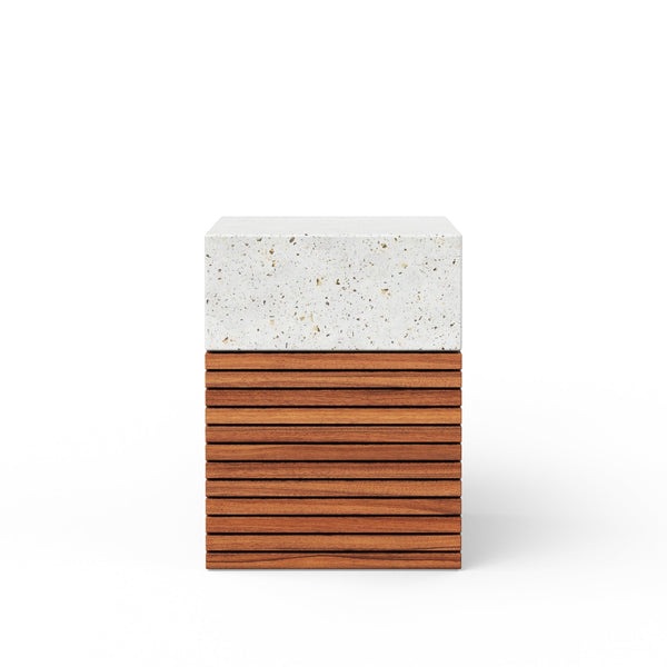 Stecca Alto Stool - Urbia Stools + Benches + Ottomans - Ivory Terrazzo - HORNE