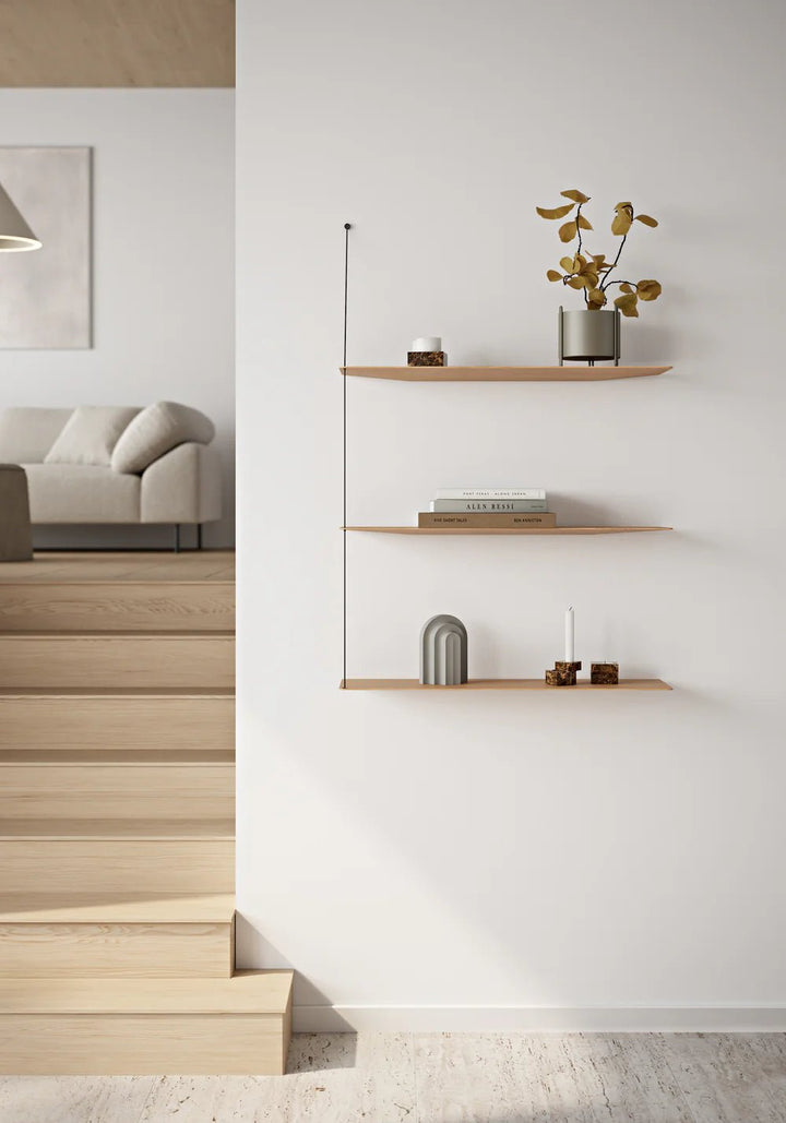 Stedge Add On shelf - 80 cm - Anniversary Edition - Woud Shelving - HORNE