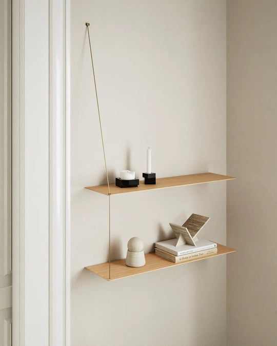 Stedge Shelf - 80 cm - Anniversary Edition - Woud Shelving - HORNE