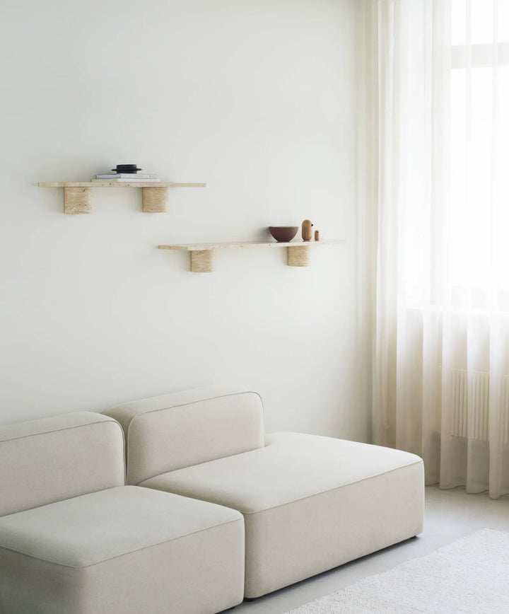 Sten Shelf - Normann Copenhagen Shelving - Sten Shelf 120 cm White Marble - White Marble - HORNE