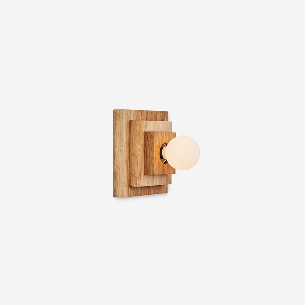 Step Sconce - Workstead - Wall Sconces - Natural Oak - HORNE