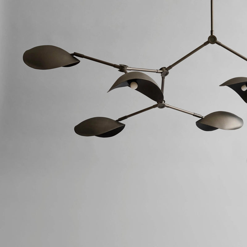 Stingray Chandelier - 101 Copenhagen Lighting - Regular - Burned Black - HORNE