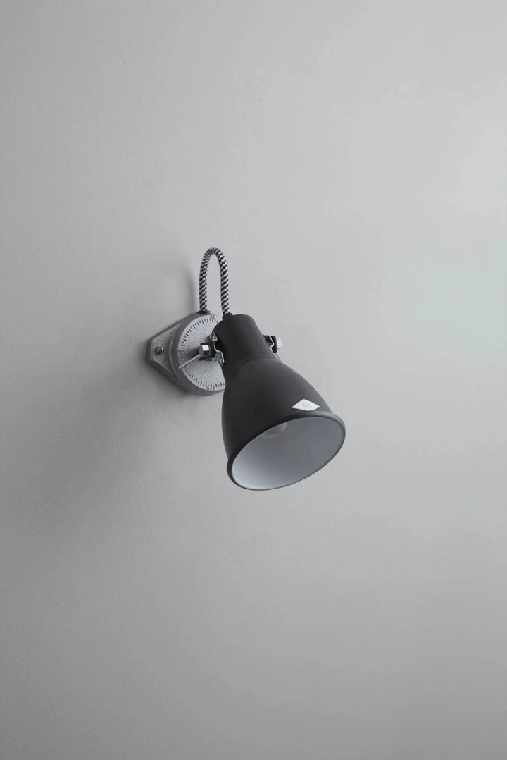 Stirrup 1 Single Wall Light - Original BTC Wall Sconces - Natural Aluminium - HORNE