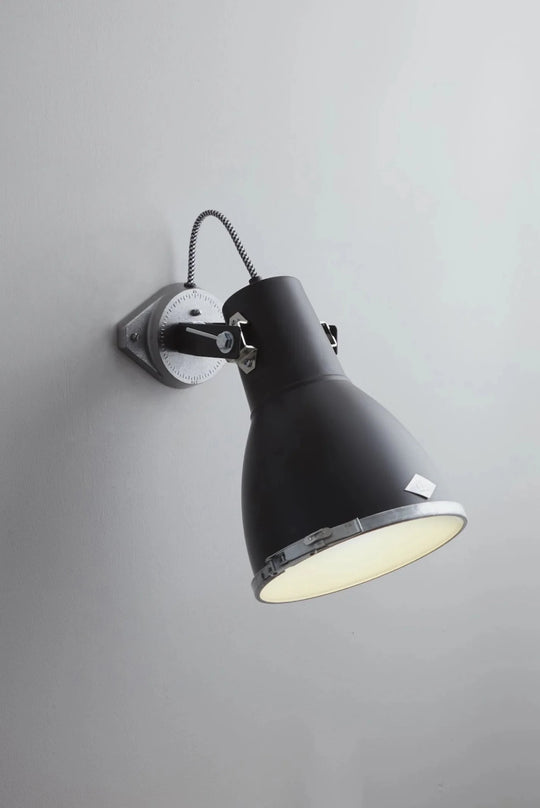 Stirrup 2 Wall Light - Original BTC Wall Sconces - Black - HORNE