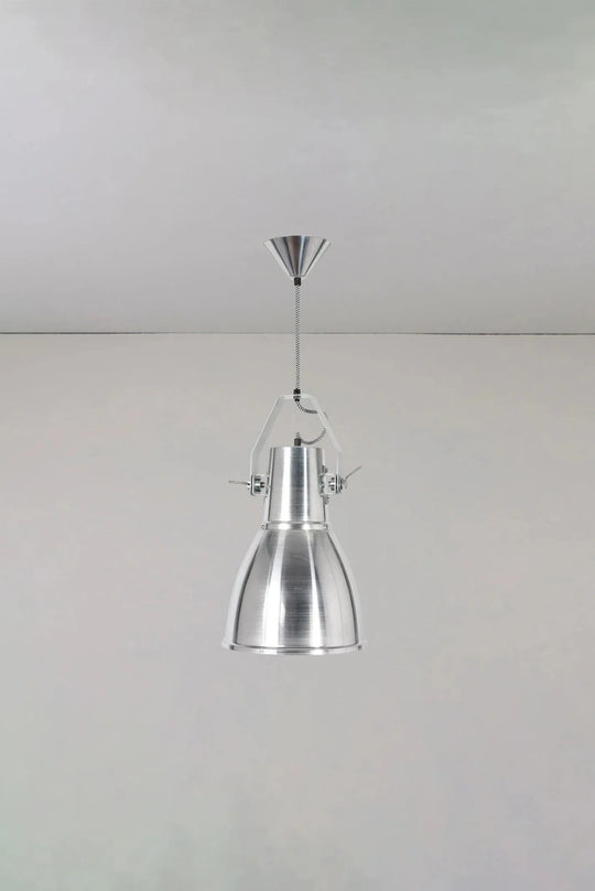 Stirrup 3 Bracket Pendant - Original BTC Pendants - Natural Aluminium - HORNE