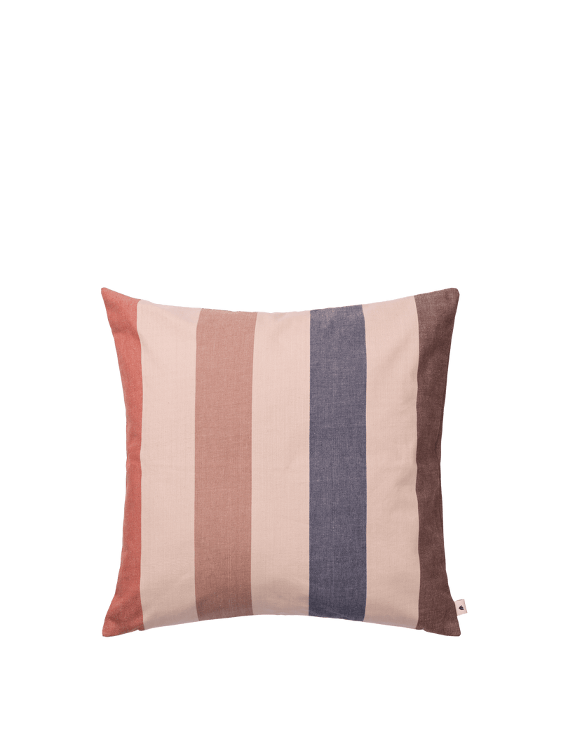 Strand Outdoor Cushion - Cashmere/Mocha/Indigo Blue - Ferm Living Bedding + Pillows - HORNE