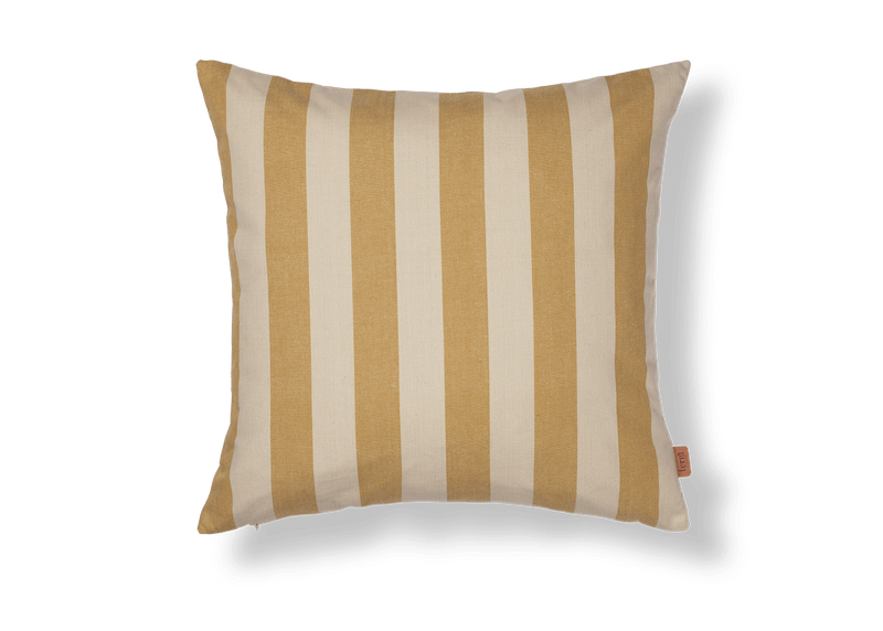 Strand Outdoor Cushion - Ferm Living Bedding + Pillows - Warm Yellow/Parchment - HORNE