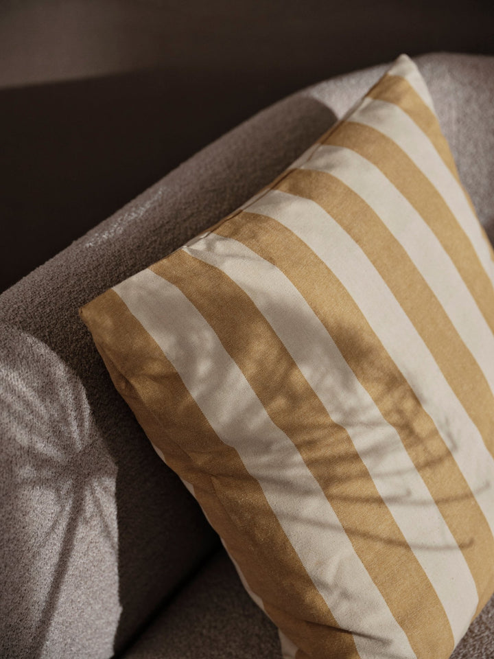 Strand Outdoor Cushion - Ferm Living Bedding + Pillows - Carob Brown/Parchment - HORNE