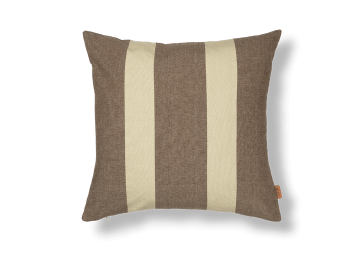 Strand Outdoor Cushion - Ferm Living Bedding + Pillows - Carob Brown/Parchment - HORNE
