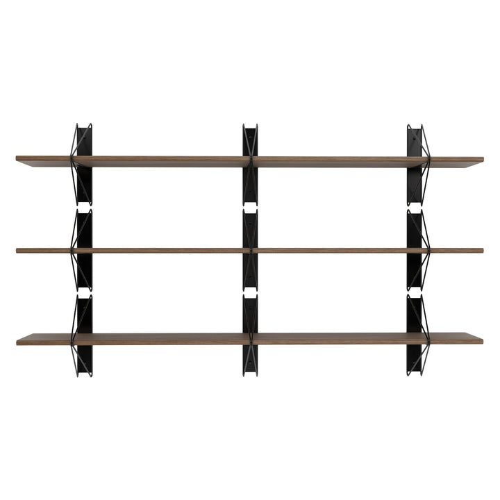Strut Shelving System - Souda Shelving - 84" - Natural Maple - 3 Shelves - HORNE