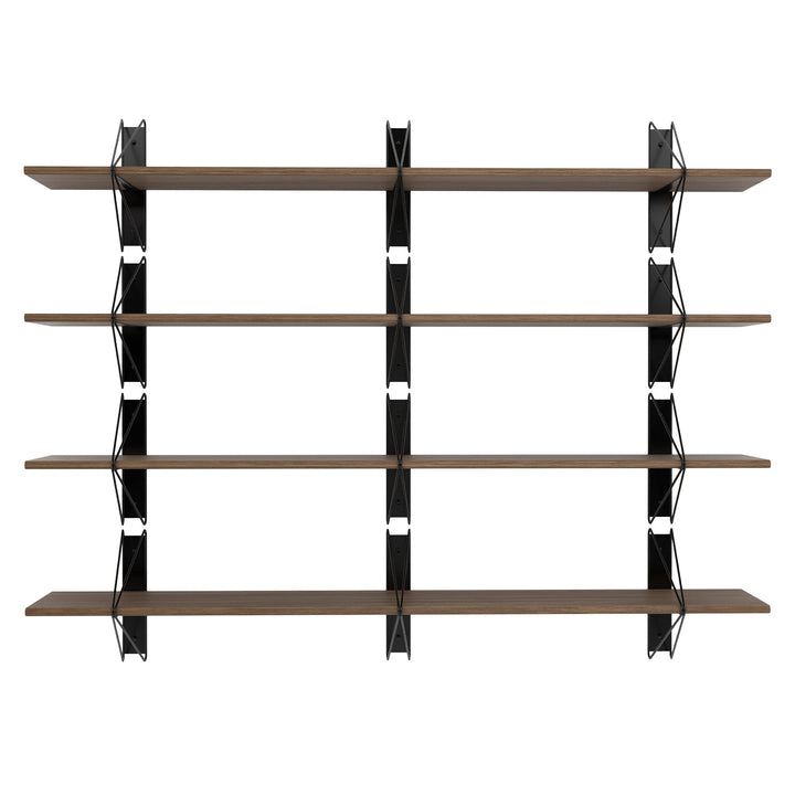 Strut Shelving System - Souda Shelving - 84" - Natural Maple - 3 Shelves - HORNE
