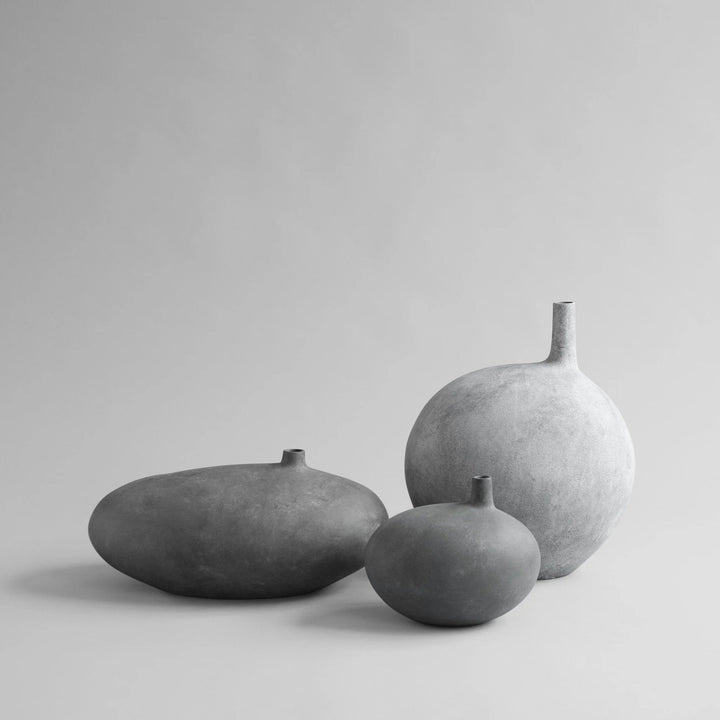 Submarine Vase - 101 Copenhagen Vases - Fat - Dark Grey - HORNE