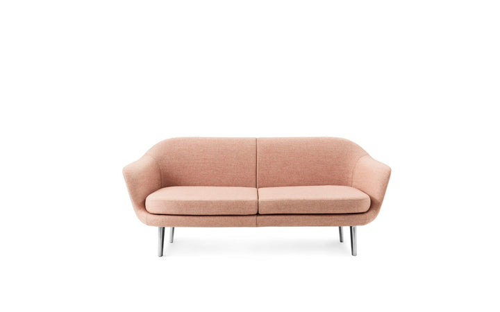 Sum Modular Sofa 2-Seater Aluminum - Normann Copenhagen Modular Sofas - Sum Modular Sofa 2-Seater Black Alu - Ultra Leather - 41599 Black - HORNE