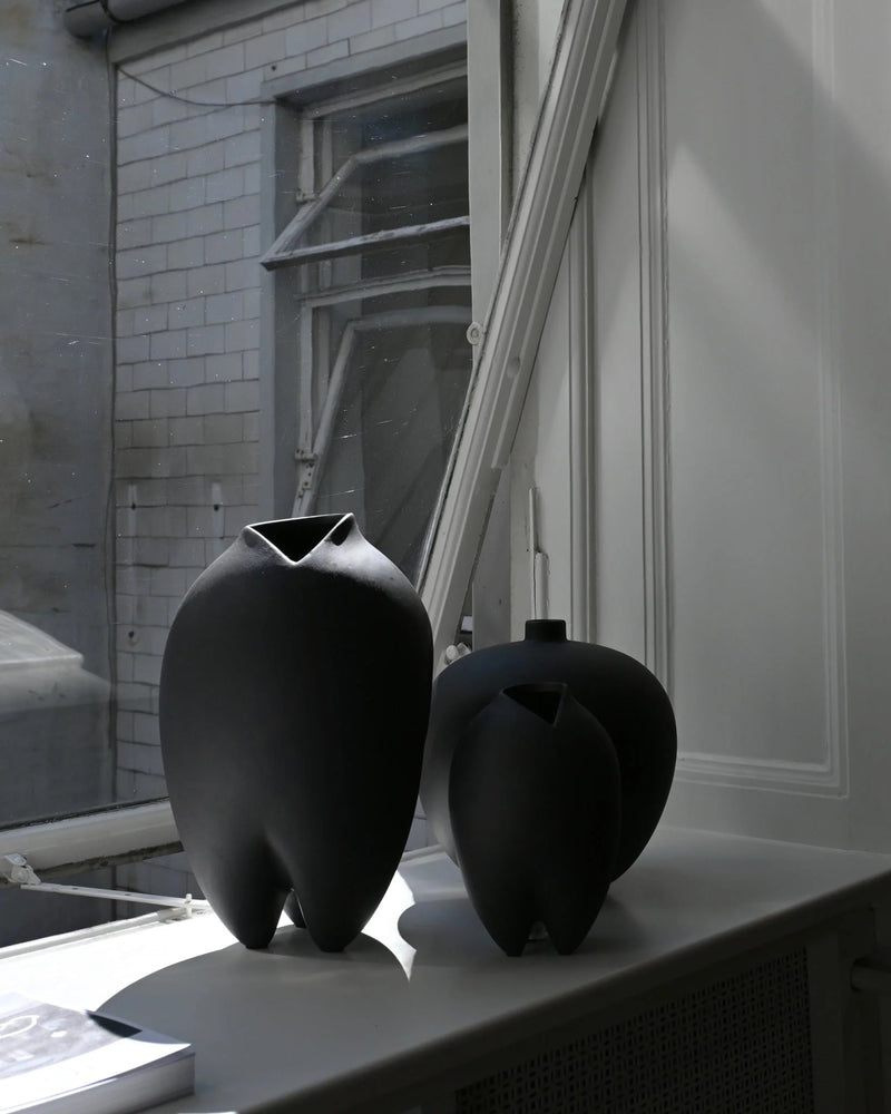 Sumo Vase - Slim - 101 Copenhagen Vases - Coffee - Medio - HORNE