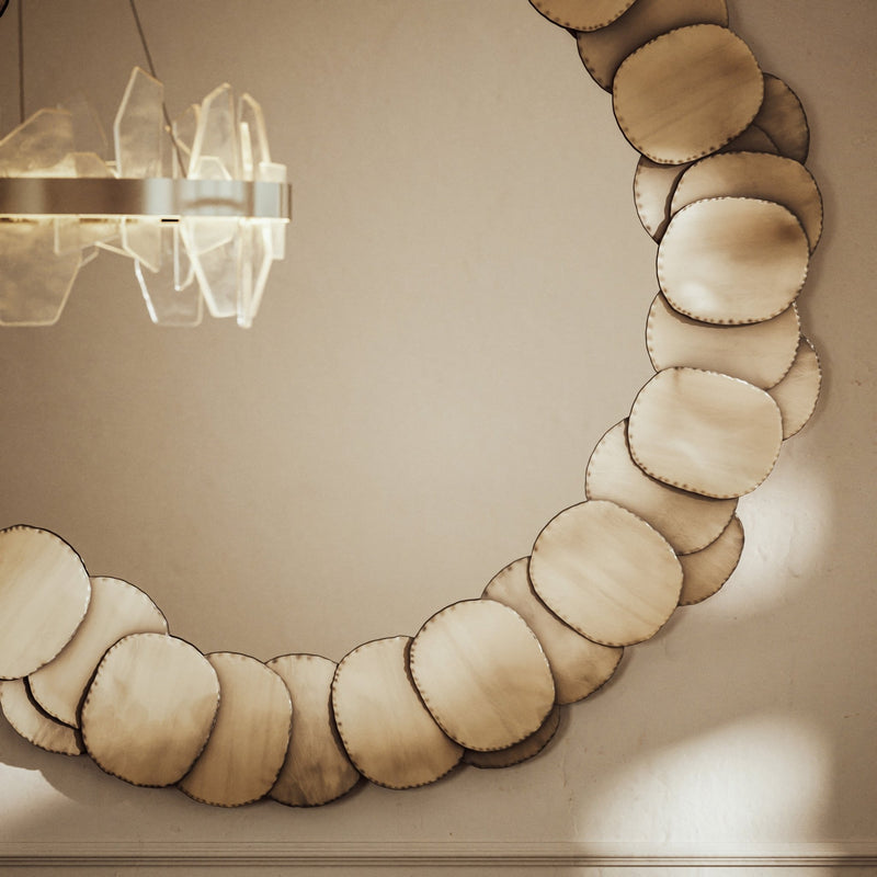 Suri Mirror - Urbia Mirrors - Antique Brass - 33 - HORNE