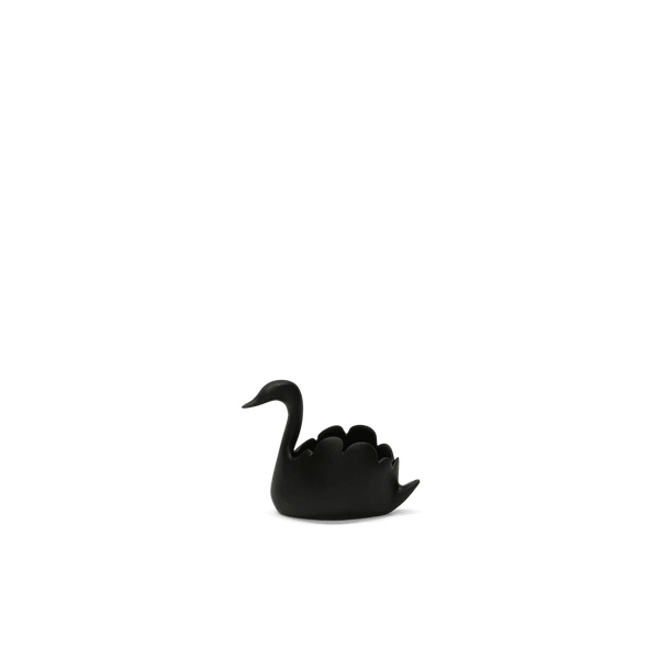 Swan Vessel - Tina Frey Decorative Objects - Small - Black - HORNE